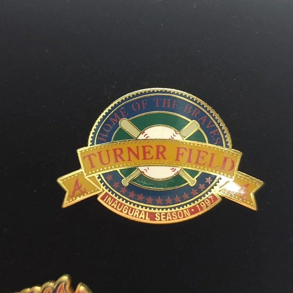 Braves Turner Field Inaugural Season Limited Edition Collector‎ Pin Set 492/1997